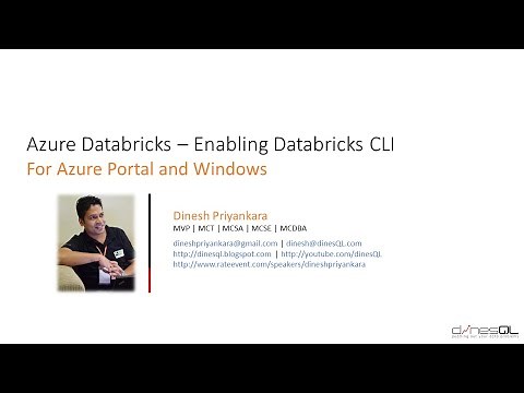 Azure Databricks – Enabling Databricks CLI for Azure Portal and Windows