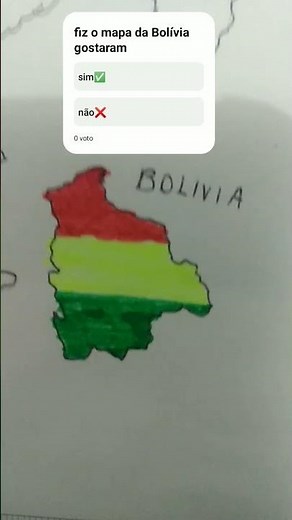 mapa da Bolívia #map #geography