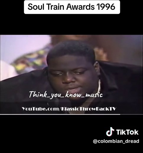 Soul Train Awards 1996: Notorious BIG's Iconic Moment