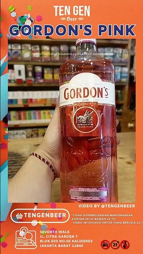 Gordon's Gin Pink #gordons #tokominuman #gin