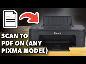 How To Scan To PDF On Canon Pixma MG2500 (Any Pixma Model) (2025 Guide)