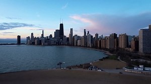 Aerial Drone Shot Chicago Skyline Above Stock Footage Video (100% Royalty-free) 3456812159 | Shutterstock