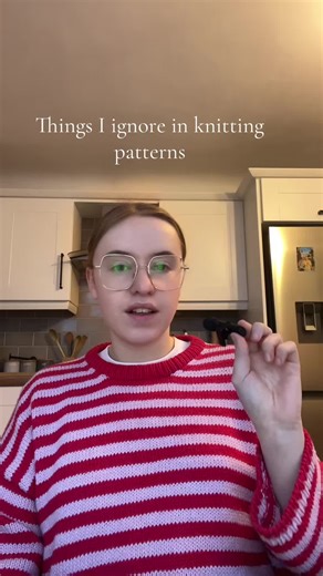Things i ignore in knitting patterns 😅 not saying i do this 100% of the time, but its usuallyyyy the case 🤷🏼‍♀️ #knitting #knittok #knittersoftiktok #knit