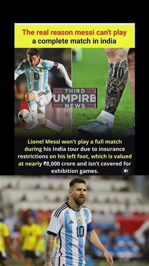 ₹8000 Crore Ke Pair Ki Wajah Se Messi India Me Full Match Kyon Nahi Khelenge?”