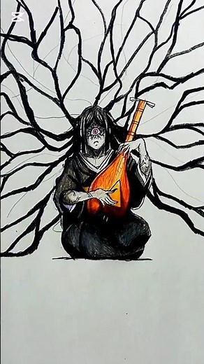 characters Upper moon character# speed draw#gemon#anime mang#demonslayer