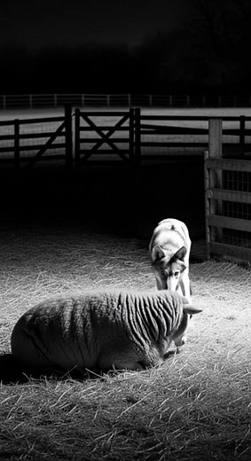 When the wolf gets tricked by the shepherd clever escape plan #wildlife #nature #animals