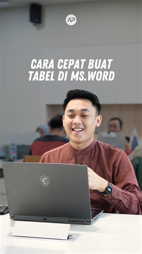 328K views · 27K reactions | Cara cepat buat tabel di Microsoft Word ✅ Share ke teman kamu biar mereka juga tau! #word #microsoft #lifehacks #tips | Anugrahpratama.com | Facebook