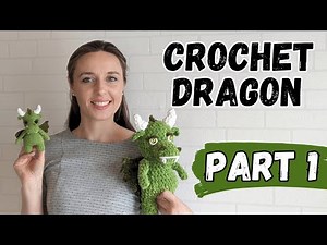 Crochet dragon