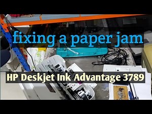 How to fix paper jam on HP Deskjet Ink Advantage 3789