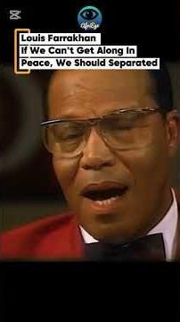 Louis Farrakhan Addresses Race Relations in America #shorts #blackhistory #facts