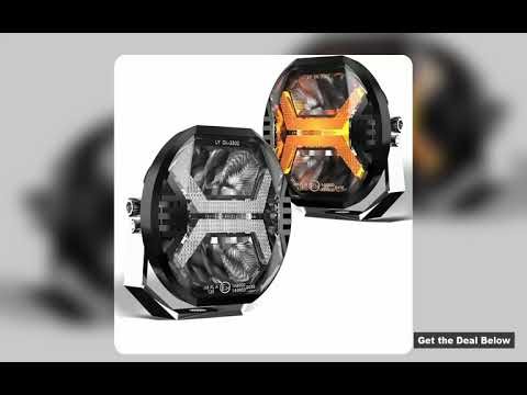 4 Inch Car Led Work Light Bar 12v Amber DRL Driving Light Spotlight for Jeep Offroad Boat Tractor Tr