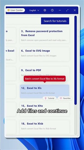 Batch convert Excel files to XLS on Windows