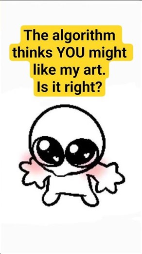 If You're Seeing This, Is The Algorithm Right? #artshorts