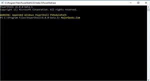 Windows PowerShell