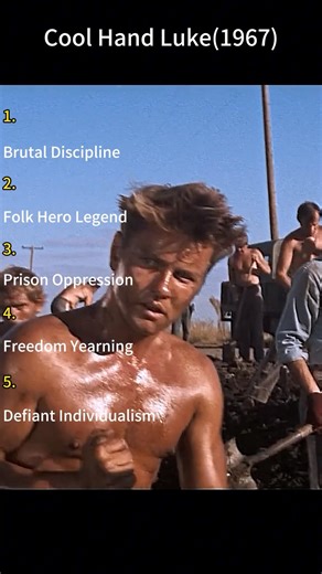 Cool Hand Luke (1967) | Prisoners Watch a Woman Wash Her Car