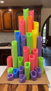 Pool noodle transforms into halloween decor 🎃 Wes & Alison share a helpful craft DIY tutorial for making pool noodles into halloween decor. This original video was produced by Network Media, Wes and Alison. | Life With Wes & Alison