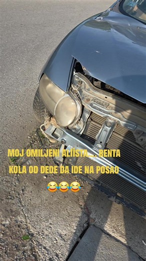 Nasmejani alfista vozi dedina kola 😂 #alfa #alfaromeo #kruševac #srbija @Stamen