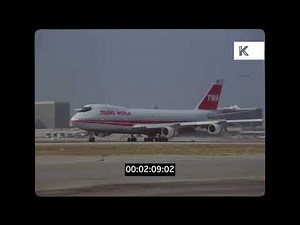 1980s LAX JFK Airports Planes Takeoff and Landing, Eastern ,Delta
