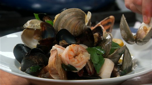 If you are looking for another Christmas Eve Feast of the Fish idea, try a brodetto or savory seafood stew. I have several versions of seafood brodetto recipes in my cookbook, but this one is lighter, clearer and more traditional to me. You can find this kind of preparation with slight variations along the entire Northern coast of Italy. #LidiasRecipes #LidiasItaly #LidiasKitchen #LidiaBastianich #ItalianFood #LidiasTheArtofPasta #LidiasOliveOil Check out the recipe here - https://lidiasitaly.co