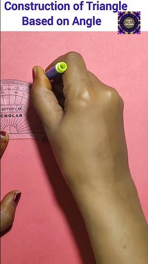 Construction of Triangle Based on angle Acute angle Geometry Mathematics short tricks