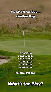 How many clubs are you using to break 90 for $$$….? —————— #Beautifulgolfcourses #golf #pga365 #mustplay #destination #destinationgolf #golfphotography #golfresort #golftravel #golftrip #travel #photography #nature #beauty #drone #resort #golfers #golfing | Beautiful Golf Courses
