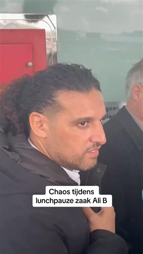 Chaos tijdens lunchpauze zaak Ali B