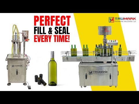 Semi-PLC Based Liquid Filling Machine with ROPP Capping – Built for Speed, Precision & Versatility!
