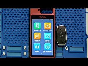 Autel Universal Key generation with Autel KM100