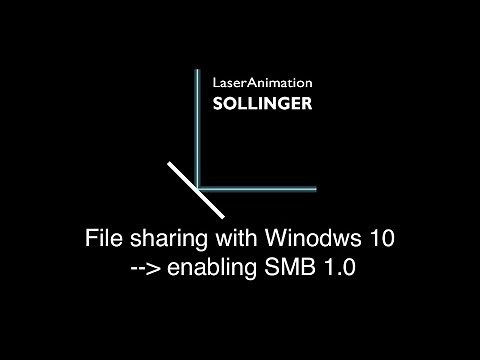 Filesharing with WIndows 10 - SMB 1.0 enabled!