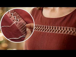 How to Fabric Smocking for Elegant Dresses: Fabric Manipulation Tutorial