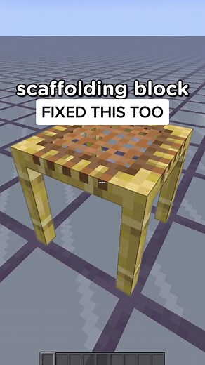 Fixing Minecraft Scaffolding Texture Glitch Tutorial