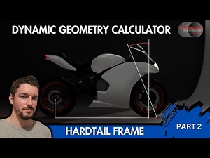 Motorcycle Dynamics: Dynamic Geometry Calculator, Hardtail