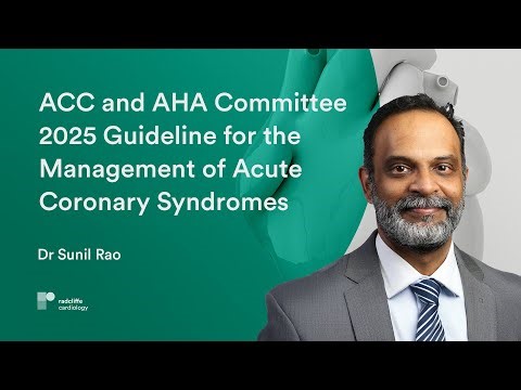 New 2025 Guideline for the Management of Acute Coronary Syndromes