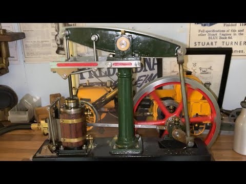 RUNNING MY STUART BEAM ENGINE ON STEAM