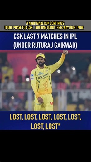 A nightmare run continues 😞