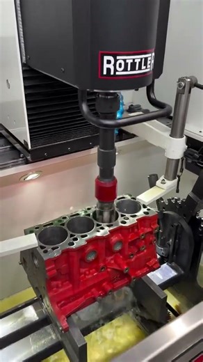 Rottler professional boring and milling machines hone texture with #MechanicLife#Engineering