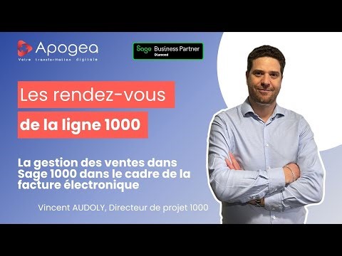 Appointments for line 1000: Sales management in Sage 1000 within the framework of invoicing
