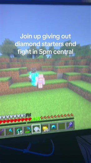 #minecraft #minecraftbedrock #minecraftrealms #pvp #endfight