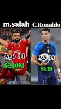 mahamed salah vs C.Ronaldo net worth evolution 💸