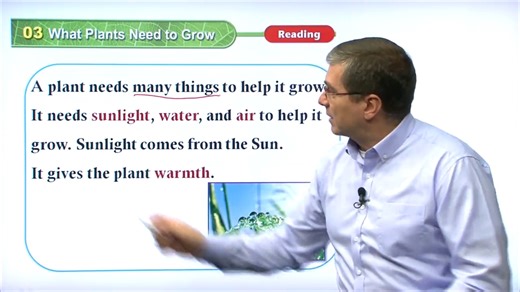 美中小学英语课程 Science Grade 1 Lesson 3-What Plants Need to Grow