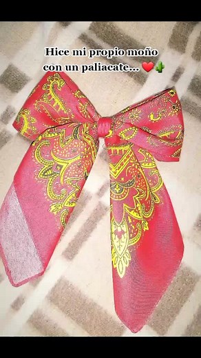 Tutorial: Cómo hacer moños con paliacate de forma creativa