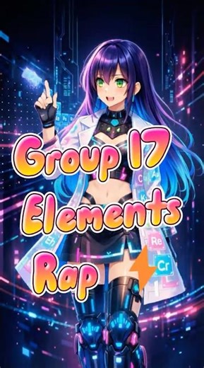Group 17 Elements Rap ⚡🧠 Study Fast