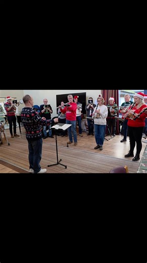 This afternoon, the Band performed its last engagement of 2025. We swapped our caubeens for Christmas hats and were delighted to entertain the residents of the Somme Nursing Home with a selection of Christmas tunes. Here's Kelly Clarkson's Underneath the Tree arranged by LCpl Orr. Merry Christmas everyone! | The Band, Bugles, Pipes and Drums of The Royal Irish Regiment