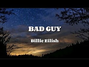 Billie Eilish - BAD GUY (Lyrics Video)