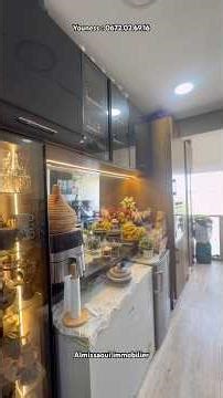 Apartment 127 meters with two facades, secure residence in Dar Bouazza, Les Crétres