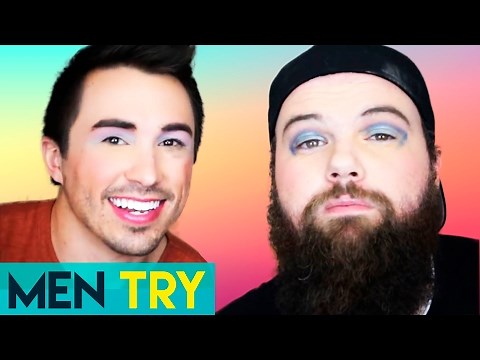 Men Try Makeup