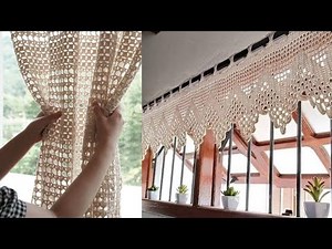 🌼 Handmade Elegance | Trendy Crochet Curtain Designs to Brighten Any Room