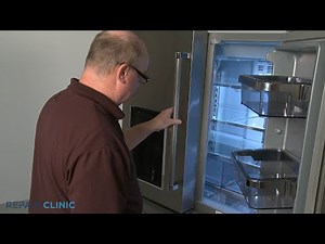 Door Handle - KitchenAid 5 Door Refrigerator (Model KRMF706ESS01)