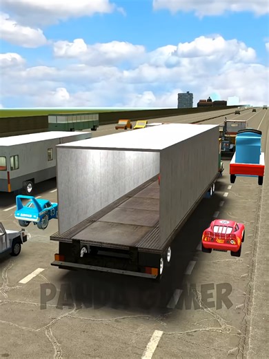 All Size Cars Lightning McQueen Team Truck Ride on Freeway