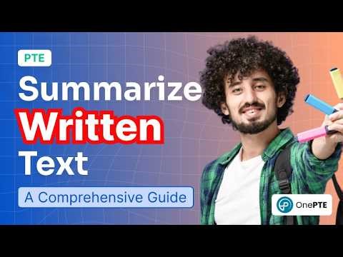 Summarize Written Text PTE Tips and Tricks | Strategy to Get 79+ | PTE Writing SWT 2026